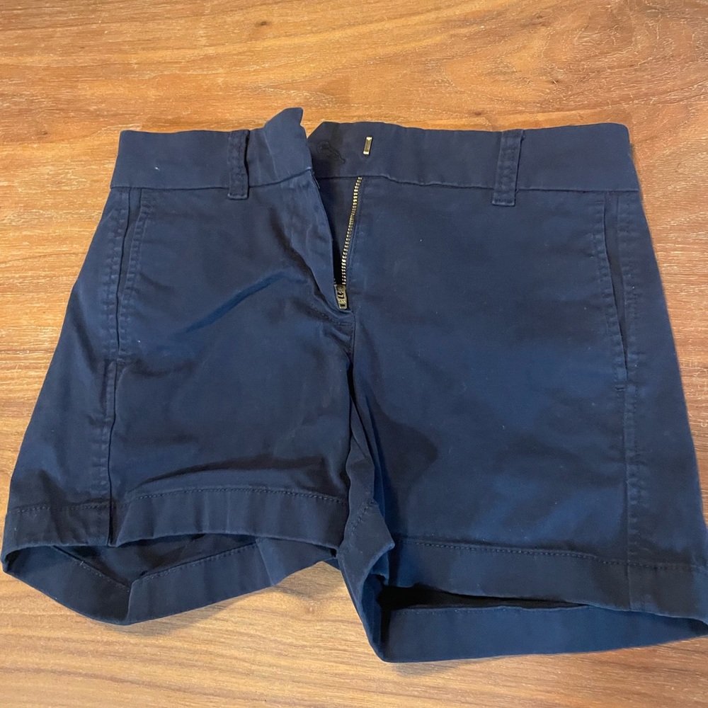 Jcrew Blue 4” Chino Shorts size 00